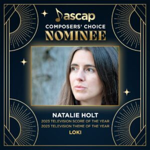 Natalie Holt Instagram - Thanks to @ascap for this double nomination - it’s been a rough week and this news is a treat 💚🥂