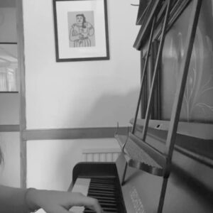 Natalie Holt Instagram - Piano sketch and tape machine musing for Erdem’s beautiful 2023 collection…