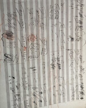 Natalie Holt Instagram - I loved seeing Beethoven’s messy sketches and fragments of ideas. I always imagine composers able to see the whole and commit immediately… but this shows Beethoven struggling in the dark of his deafness. My ultimate composer, I always return to those late quartets. #Beethoven’s house in Bonn ⭐️