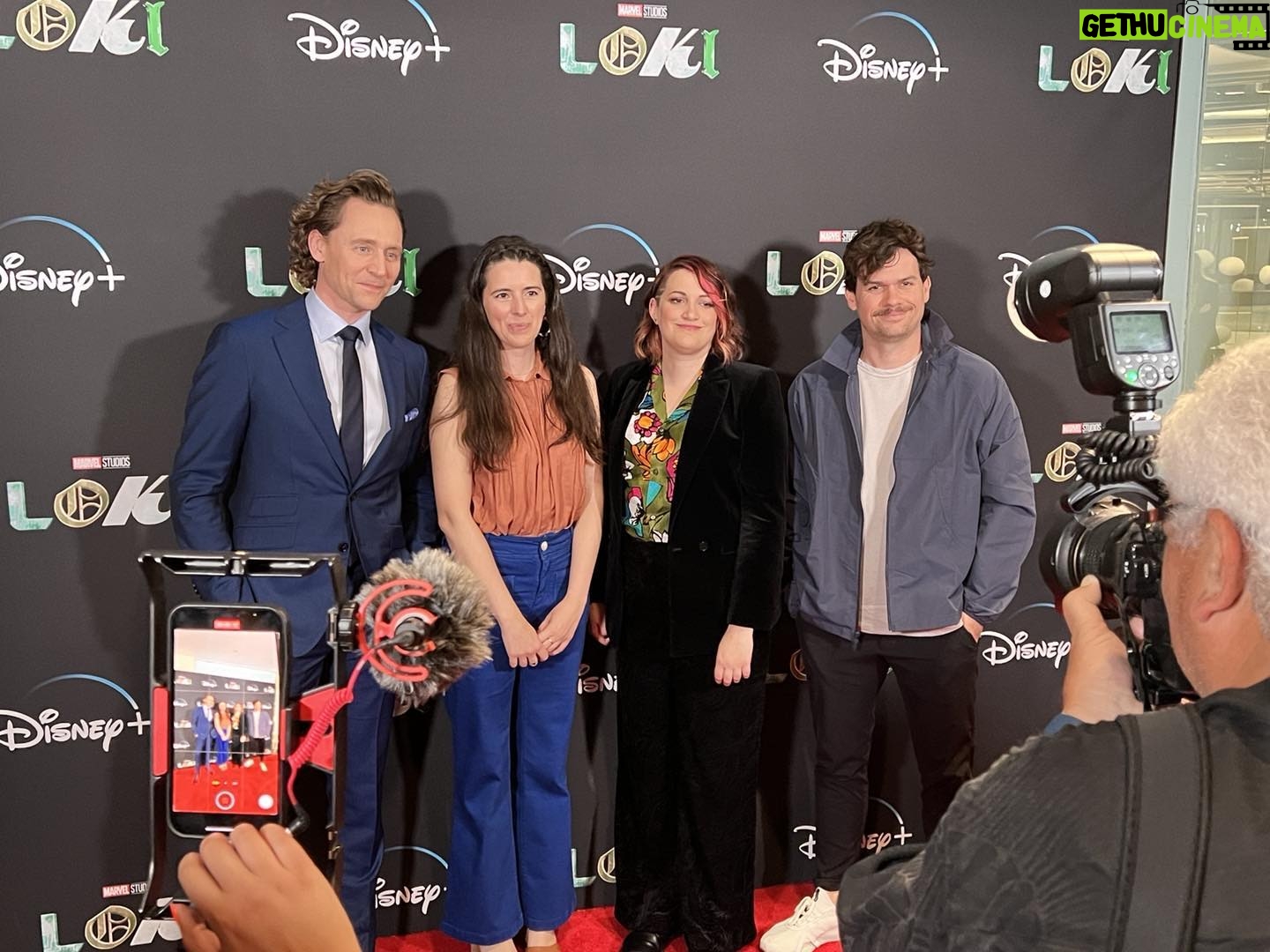 Natalie Holt - 2K Likes - #Loki chat time FYC with a weird furry puppet.