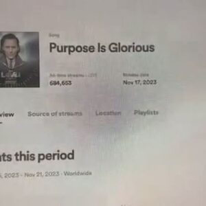 Natalie Holt Instagram - Woah.. hasn’t been live for a week yet and over 650,000 listens. Thanks for listening!  #loki #purposeisglorious