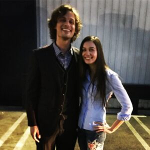 Natalie Jongjaroenlarp Instagram - So much #fun filming #criminalminds with @gublergram ! #prettycoed #teacherspet #hot for #teacher thanks to @adamrodriguez for directing #riveting episode!