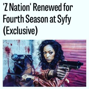 Natalie Jongjaroenlarp Instagram - Z Nation will get a Season 4 thanks to @syfy and @nbcuniversal #renewznation #znation #zombieapocalypse