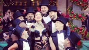 Natalie Mendoza Instagram - Macy’s Thanksgiving Parade. So beautiful to have been a part of this special day. #moulinrougebroadway #shygirlproblems #JaiMa #Lakshmi #GodBeTheGlory #ilovetheseincrediblytalentedpeople #CovidDidThisToMe #MonkToMoulin 🤍