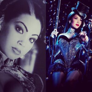 Natalie Mendoza Instagram - Here we Go! Happy Opening Dear Ones!! What a journey and full circle moment for us all for so many kinds of reasons. 
So grateful to simply be here to share in the reminding of our shared collective joy. That’s what Broadway does best. What a beautiful ride Life can be when we just keep showing up for it in gratitude. 
Thank you to the person who put these images together. Thank you @bazluhrmann @alextimbers @justinlevine @sonyatayeh and the entire cast and crew and genius musicians for your gift of creativity. Humbled. All for the Divine Mother. Wanishi brother and sisters 🙏🏽🤍