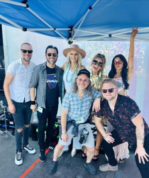 Natalie Stovall Instagram - Another #CMAFEST in the books!!! So glad we didn’t get rained out this year! Love any time that we get to meet y’all and spend time with you. Thank you for standing in the heat and packing out the Riverfront!!! 🤍💫 @cma @cmamusicfestival