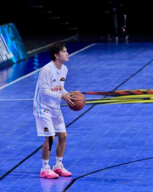 Natarit Worakornlertsith Instagram - Happy time🏀 #marcmc #gmmstarlympic