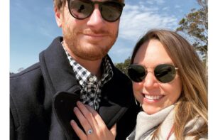 Natasha Bertrand Instagram - 🥰 can’t wait to spend forever with the best man I’ve ever known💜 
and of course … the stunning ring deserves its OWN slide😍
