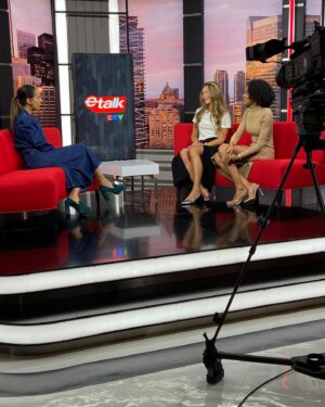 Natasha Calis Instagram - Visited @etalkctv today and talked all things SKYMED - catch the Season 2 premiere October 1st on @cbc !!!❤️❤️✈️