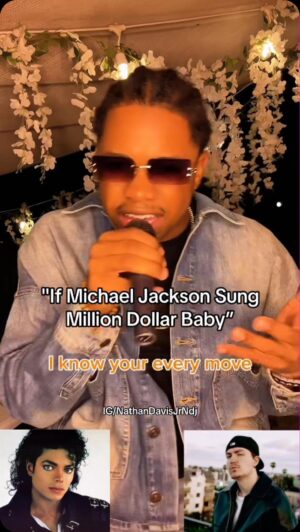 Nathan Davis Jr. Instagram - If Michael Jackson sung Million Dollar Baby 😎 

It’s been 15 years since we lost the King of Pop. Michael Jackson inspired generations with his incredible talent, unwavering love, and dedication to helping others. We love you, Mike. Your legacy will never be forgotten. 🖤🙏🏾

#michaeljackson #mentalhealthawareness #newyorknewyork #milliondollarbaby #mensbraids #braidstyles #brentfaiyaz #thriller