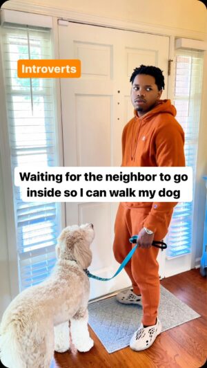 Nathan Davis Jr. Instagram - The way I avoid people 🤣🫣

#mentalhealthawareness #suicideprevention #dogdad #introvert #goldendoodles #newhomeowner #homeinterior #dogwalking