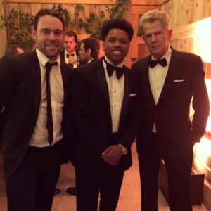 Nathan Davis Jr. Instagram - Brought in the New Year with this amazing family and friends. 🎉 Looking forward to all the great blessings 2020 has in store for all of us. Swipe if you want to see @scooterbraun and me in a dance battle. 😂😂 Tag who you think the winner was! Also big congratulations to the newlyweds! @simontik and @erinfoster #singing #dancing #theweeknd #michaeljackson #wedding #yummychallenge #justinbieber #chrisbrown