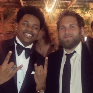 Nathan Davis Jr. Instagram - Brought in the New Year with this amazing family and friends. 🎉 Looking forward to all the great blessings 2020 has in store for all of us. Swipe if you want to see @scooterbraun and me in a dance battle. 😂😂 Tag who you think the winner was! Also big congratulations to the newlyweds! @simontik and @erinfoster #singing #dancing #theweeknd #michaeljackson #wedding #yummychallenge #justinbieber #chrisbrown