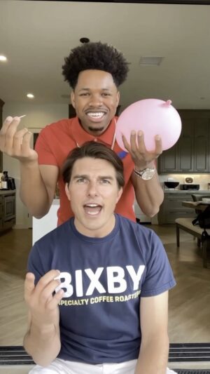 Nathan Davis Jr. Instagram - Did y’all know all the songs? 😱 @nathandavisjrndj (Comment your favorite Tom Cruise Movie & your Cashapp for a big SURPRISE)💰
 @milesfisher @vfxchrisume