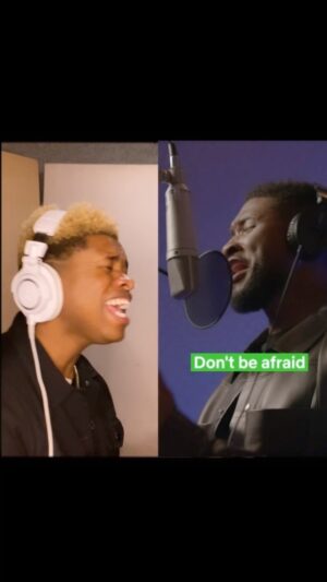 Nathan Davis Jr. Instagram - SINGING WITH @usher 🎤 GO STREAM MY NEW SONG “JEALOUS” Link in bio 🎶 (Comment your fave artist & Cashapp for a big SURPRISE) 💰
•
•
•
#usher #singing #netflix #jasonderulo #chrisbrown #weeknd #justinbieber #singingvideo #singingcover