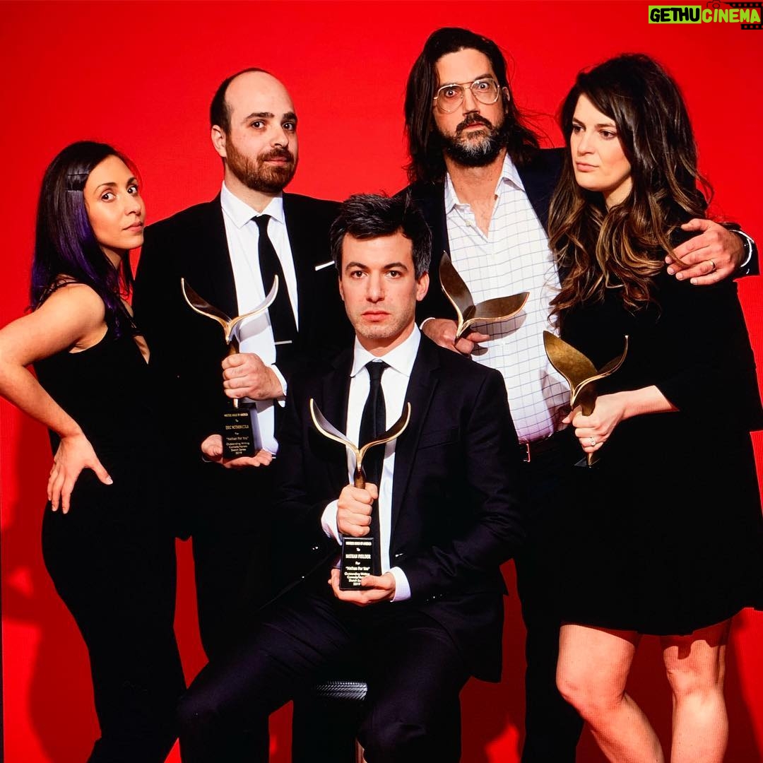 Nathan Fielder - 48K Likes - Congrats to my insane team at the WGA Awards (plus @michael.koman and @adamlockenorton missing here)