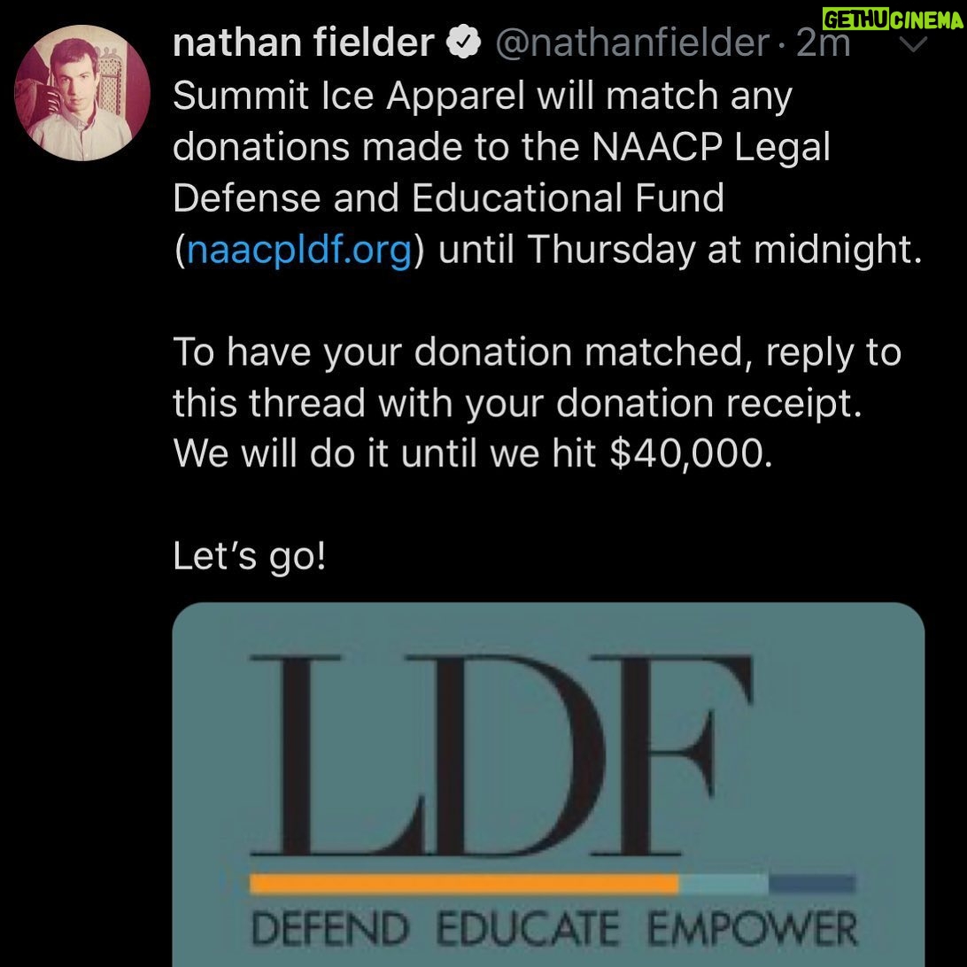 Nathan Fielder - 42.5K Likes - Reply with your receipt on Twitter. If you don’t have twitter you can DM it to me. Thanks