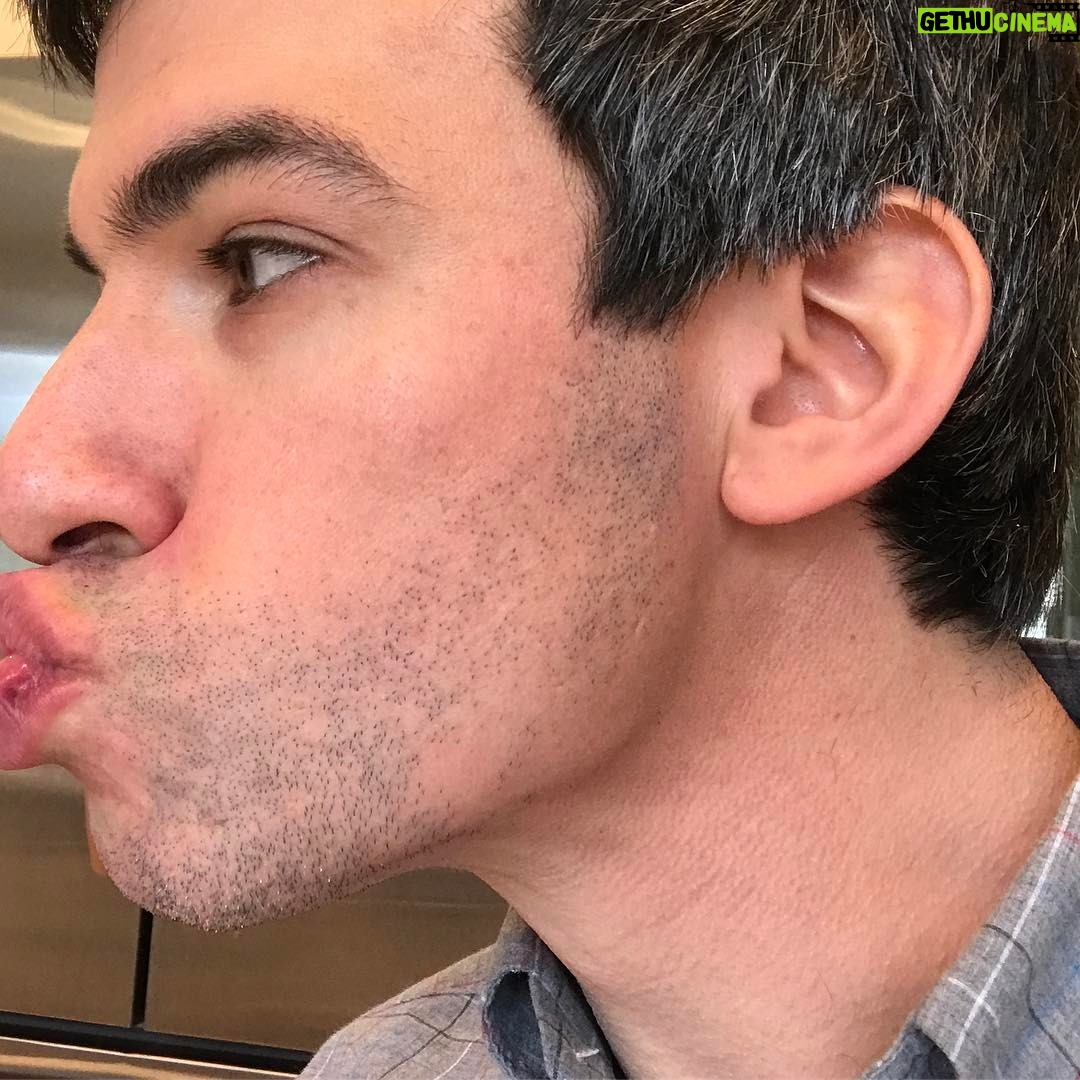 Nathan Fielder - 46.6K Likes - Took a photo of me sharing a Valentine's Day kiss with my girl but framing was off lol oh well 🙄
