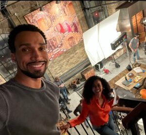 Nathan Mitchell Instagram - Swipe for bts 🎬🎬🎬

Edit 📼: @aetenyam

#ginnyandgeorgia