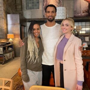 Nathan Mitchell Instagram - A little bit of TnT 🇹🇹 in GnG 🍑 and Angela and Bri 💫

#ginnyandgeorgia
