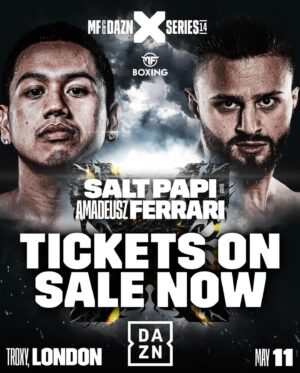 Nathaniel Bustamante Instagram - 11.05.2024 TICKETS ON SALE NOW!! LINK IN BIO 😤⚔️🛡️

Artwork by @_noorshams_ 

@misfitsboxing @daznboxing @mf_daznxseries

🎥: @fahimcaptures @aneeqhussain 

#featured #explore #viral #misfitsboxing #instagramreels #tiktokuk #boxinglife #misfitsboxing #daznboxing #streetboxing #boxingfight #boxingtraining #misfitsboxing #saltpapi