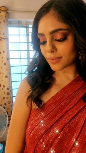 Nayana Sai Instagram - Red love ❤️
Makeup and hair - @nikithadaga
Wearing - @arhalabel