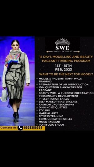 Nayana Sai Instagram - Want to be a model or a beauty pageant winner ?
Here’s your chance! 15 days intense training programme may batch admissions open now . Dm now to avail discounts and exciting offers . 

Contact number 📲- 8217634601 
Location📍- Tnagar Chennai 

✅PAGEANT AND MODELLING COURSE- No criteria to join the academy 
✅ ramp walk training 
✅Stage presence 
✅Personality Development 
✅ Guidance on preparation for beauty with the purpose
✅ Choreography understanding 
✅ Public Speaking 
✅ Effective speech 
✅ voice projection 
✅ confidence, building and grooming
✅ Photoshoot shoot pose development
✅ Makeup and Hairstyle 
✅ Wardrobe planning 
✅ Fitness routine and Diet plans 
✅ Styling course
✅ Dinning etiquette’s
✅ Acting workshops 
✅ Social media understanding and development 
✅ Free portfolio shoot with a celebrity photographer 
✅ Post training one year free revision through online and offline