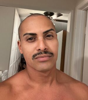 Naysha Lopez Instagram - I’m kinda feeling the stache !!! Lol I think when I have some time off I might rock this look ….. btw I think I look just like my Dad with the stache ! #workinprogress #puertoricanboy #futuremrcontinental #stache #gayboy