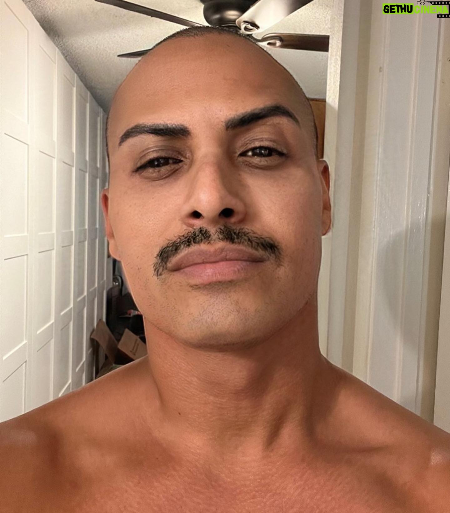 Naysha Lopez - 3.2K Likes - I’m kinda feeling the stache !!! Lol I think when I have some time off I might rock this look ….. btw I think I look just like my Dad with the stache ! #workinprogress #puertoricanboy #futuremrcontinental #stache #gayboy