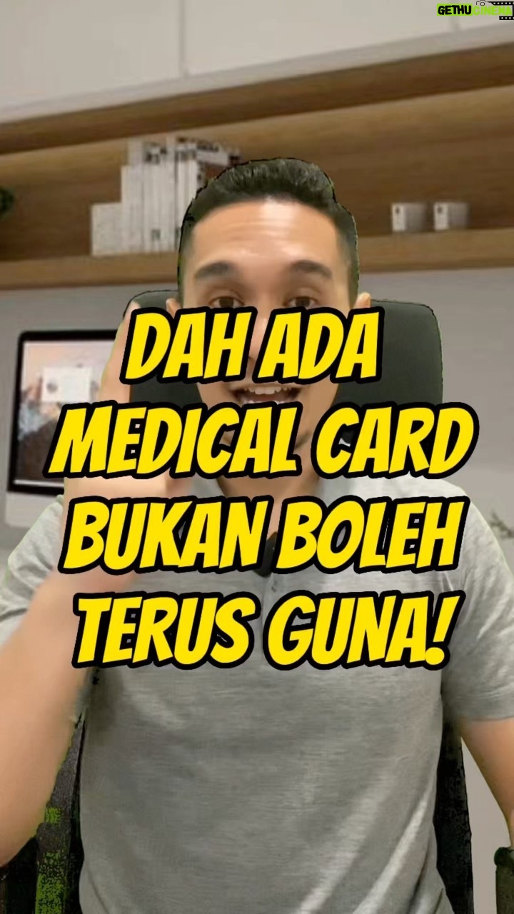 Nazrief Nazri - 823 Likes - Part 1: Medical Card ni bukan mcm Kad TnG. Beli hari ni terus boleh pakai. Tak ye! Tengok video sampai habis.
Nak free consultation boleh klik link di bio👆🏻