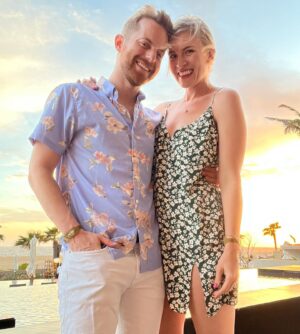 Ned Fulmer Instagram - Taking a well-deserved couples vacation to spend time together after tons of filming and kid logistics. Feels like the first trip we’ve taken together just us in 4 years! Thanks to the @hrhloscabos for making us feel like rockstars 👙🩳☀️🌊🎸 #HRHLosCabos #HardRockHotels