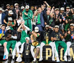 Neemias Queta Instagram - 💍🏆💚☘️