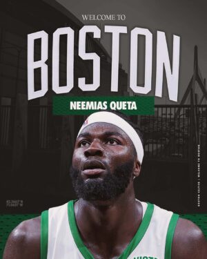 Neemias Queta Instagram - We have signed @neemy88 to a two-way contract ☘️