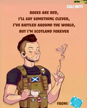Neil Ellice Instagram - Happy Scotland Forever Day, my chums from 🧼. Share or tag someone who's Scotland Forever too 🫶🏼🏴󠁧󠁢󠁳󠁣󠁴󠁿🫶🏼. #modernwarfare2 #callofduty #mw2 #soapmactavish #neilellice