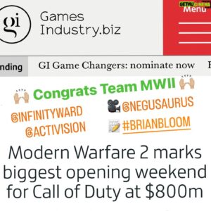 Neil Ellice Instagram - You guys effin' rock. And we're just getting started, my chums. Stay frosty. ❄️ 🙏🏼💚🖤💚🙏🏼 #modernwarfare2 #callofduty #soapmactavish