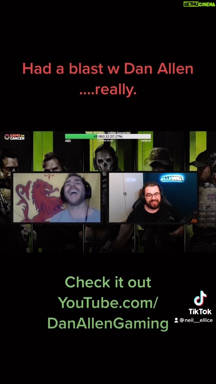 Neil Ellice - 9.3K Likes - Big thanks to Dan and everyone who donated to his charity pick @gameon_cancer at @danallengaming . Full stream on his channels, YouTube.com/DanAllenGaming 🙏🏼🤟🏼 #modernwarfare2 #callofduty #soap #soapmactavish #neilellice @infinityward @activision