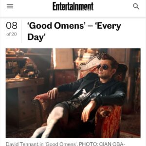 Neil Gaiman Instagram - Given the competition, it's thrilling to see Good Omens Season 2 Episode 6 as one of Entertainment Weekly's 20  Best Episodes of TV in 2023. (Spoilers in the review, though.)