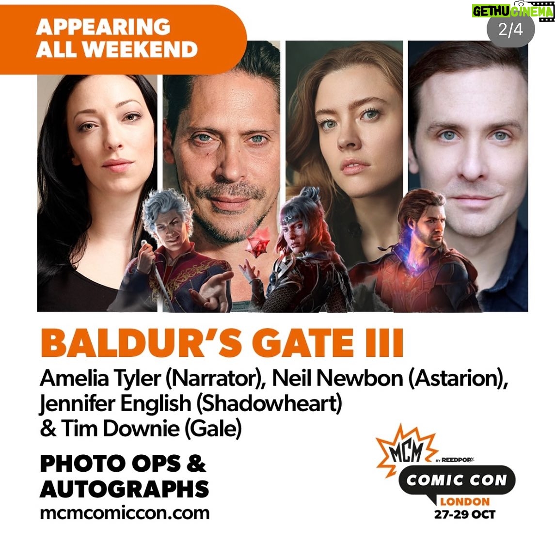 Neil Newbon - 9.4K Likes - Beyond excited for a potential once in a career meet up! It’s a #dnd weekend the full companion cast of @larianstudios #baldursgate3 will be attending including the incredibly talented and other stalwart hero @matthewmercervo who plays #minsc with his fabulous cast and family of the legendary @critical_role ! We can’t wait to talk about the experience and this one of the most successful CRPGs based on @dndwizards world famous Roleplay game that took the world of imagination and fantasy and made it a global phenomenon! A real honour and privilege to be amongst such talented gorgeous humans and thank you to the millions of people who support and love the worlds created ! Thank you @mcmcomiccon for your generosity and support - what an adventure this is going to be- check out their Instagram page for tickets which are selling out. Live signings , panels and more await ! Gather your party and venture forth darlings ! #astarion #gale #minsc #narrator #shadowheart #laezel #wyll #jahiera #minthara #karlach #halsin