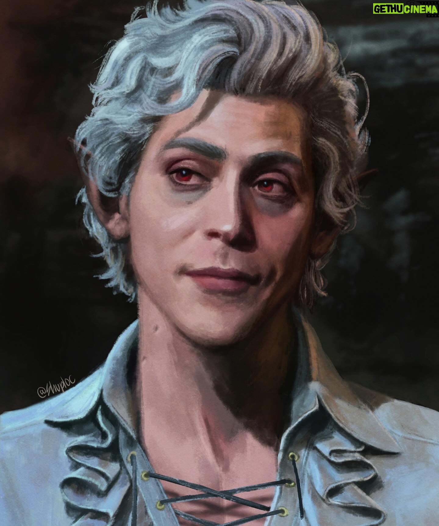 Neil Newbon - 55.8K Likes - Amazing new commissioned prints @streamily.live for #offcamera signings now available see bio for link or find me on Streamily ! Art by @sarii.draws and @shuploc - shop open and live now x thanks for everyone that supports and is interested in my work #astarion