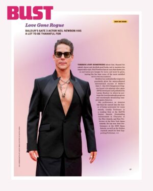 Neil Newbon Instagram - Bust Magazine’s Summer ‘24 Boy du Jour, Neil Newbon

There IS something about him! 

**On stands now**

#neilnewbon #bg3 #astarion #baldursgate #gaming #videogames #interview #performancecapture #bafta #baftagames #thegameawards