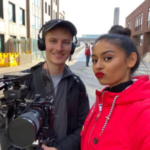 Nelufar Hedayat Instagram - What a joy it’s been to work with you @georgenicholls in the Before Days and in the Covid Days. You make everything I do look good and you look good doing it champ 😎 thanks for another excellent one amici.