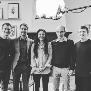 Nelufar Hedayat Instagram - #workgoals interviewing Yuval harari earlier this year