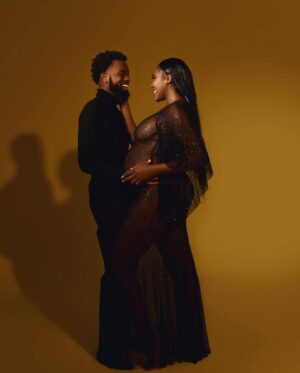 Nia Holloway Instagram - To my love , thank you for making this pregnancy so peaceful. Our boy is so blessed to have you as his father, his protector. I’m beyond excited to see how great you two make each other in this life. I know parenthood is going to be nothing short of magical together. Half of you and half of me , God worked a miracle. Love you past the moon and back💚

Hair @naomiholloway 
MUA @niaxmua 
@viralmanagementgroup 
Creative Direction @prettynicki_ 
Photography: @chadlawsonphotos

#maternityshoot #pregnancy #glam #atl #couples #boymom
