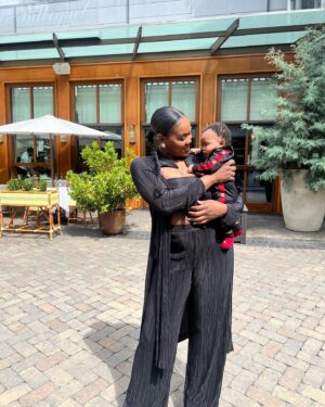 Nia Holloway Instagram - The greatest gift I’ve ever been given . Happy Mother’s Day to all the mommas, There’s no hood like motherhood, so grateful to be in this club ❤️ #happymothersday