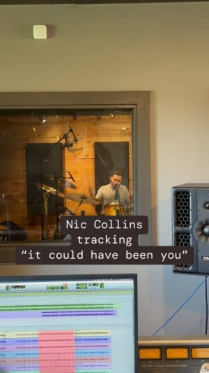 Nic Collins Instagram - Our man on throne @nic_collins bringing the 🔥 tracking #drums at @treehausrecording for our reimagined version of #Journey song #ItCouldHaveBeenYou with @steveperrymusic on #bgvs and #adlibs 🙌 Check it out now and tour tickets are available by clicking the #LINKINBIO 
#theeffect #drummersofinstagram #drum #studio #drumlife #niccollins #trevlukather #emmettleestang #jonathancain #journeyband #raisedonradio #ror #drumporn #drummer #drummers #rock #rockband #rocknroll #rockandroll #poprock #alternativerock #classicrock #jams #checkitout