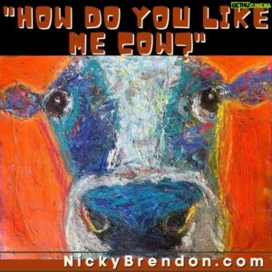 Nicholas Brendon Instagram - New painting until the cowz come home.