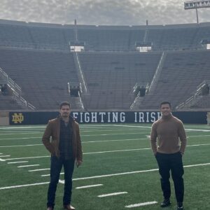 Nicholas Gonzalez Instagram - So honored to join my brothers @instasuelos and @wilmervalderrama at @notredame ☘️ as guests of the Institute For Latino Studies to be a part of their Transformative Latino Leaders Speaker Series.
My dear ole friend and fellow @stanfordalumni @palomagarcia_lopez runs the institute with the illustrious #ProfessorLuisFraga. 
It was such a pleasure to talk with the next generation of Latino leaders, hear their concerns and visions for the future. I am always re-invigorated when I am surrounded by my community.
Thank you to my brothers for making the trip, to our hosts for taking such good care of us and lastly to the students for sharing your experience and showing so much interest in ours. Special shoutout to the men and women of the @notredamepd for keeping us safe and for being so kind.