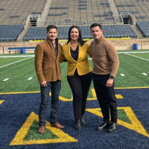 Nicholas Gonzalez Instagram - So honored to join my brothers @instasuelos and @wilmervalderrama at @notredame ☘️ as guests of the Institute For Latino Studies to be a part of their Transformative Latino Leaders Speaker Series.
My dear ole friend and fellow @stanfordalumni @palomagarcia_lopez runs the institute with the illustrious #ProfessorLuisFraga. 
It was such a pleasure to talk with the next generation of Latino leaders, hear their concerns and visions for the future. I am always re-invigorated when I am surrounded by my community.
Thank you to my brothers for making the trip, to our hosts for taking such good care of us and lastly to the students for sharing your experience and showing so much interest in ours. Special shoutout to the men and women of the @notredamepd for keeping us safe and for being so kind.