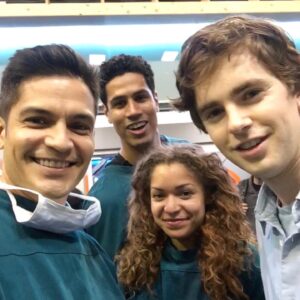 Nicholas Gonzalez Instagram - “Find what you love and let it kill you.” Check. Aaand check.
Almost 3 years ago exactly, we were filming the pilot of The Good Doctor on a soundstage in Burnaby, just outside of Vancouver. I remember turning to Freddie, Antonia and Chuku and remarking that they were never going to let us do this show because we were having entirely too much fun together. The show was picked up and 56 episodes later the fun hadn’t stopped.
Playing the character of Dr. Neil Melendez has been an absolute honor. And everyday I treated it as such. I feel honored to have portrayed a man of such ingenuity, courage, integrity, and compassion. Virtues that I constantly strive for, and (many times) fall short of, in my own daily life. I have made no secret that, for me, the depiction of Melendez was a combination of two men that I have spent a lifetime looking up to — my brother and my father. The Doctors Gonzalez and Doctor Melendez have always been one in the same in my head. To say I understood this character and what drove him would be an understatement. To say that I will miss him, would be an even bigger one... First off, a huge, sincere thank you to all the fans worldwide that allowed us into your hearts every Monday night. I truly cherish every encounter I have had with you all. To be a part of something that has touched you so deeply has been one of the biggest honors of my life. The social media response to my demise has been nothing short of overwhelming and I assure you that I have tried to read them all. For all of this and all of you, I am eternally grateful. 
To David Shore, the producers and the writers - Thank you for your words of Hope, Love and Understanding. You have such a profound effect on the minds of our viewers. May you always carry with you the comforting knowledge of the many lives you touch with your lovely work. 
To my fellow cast mates and crew of The Good Doctor, this is not goodbye. For how do you say goodbye to family? You are the best crew I have ever worked with, hands down. I will miss those long, but happy  days with you all. The echo of laughter and the memory of countless smiles now overwhelms the tears. You accepted... (continued in comments)