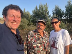 Nicholas Kristof Instagram - With the Nassar family on their farm on the West Bank. The Nassars are Christian Palestinians who quote Martin Luther King and promote nonviolence—even as violent settlers attack them and try to steal their land. My column today is about them and others preaching nonviolence. Their farm, Tent of Nations, happily accepts volunteers from America and Europe, for the volunteers provide sone protection: Settlers are more restrained in front of foreign witnesses. If you’re interested in volunteering, check out the Tent of Nations website.